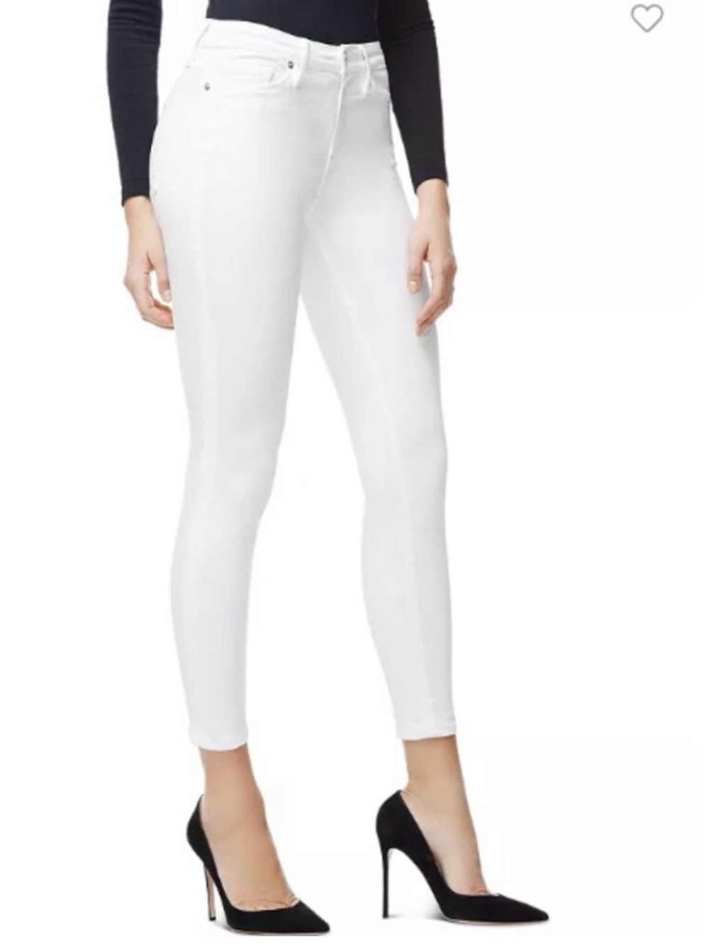 Good American Good Legs crop new with tags size 10